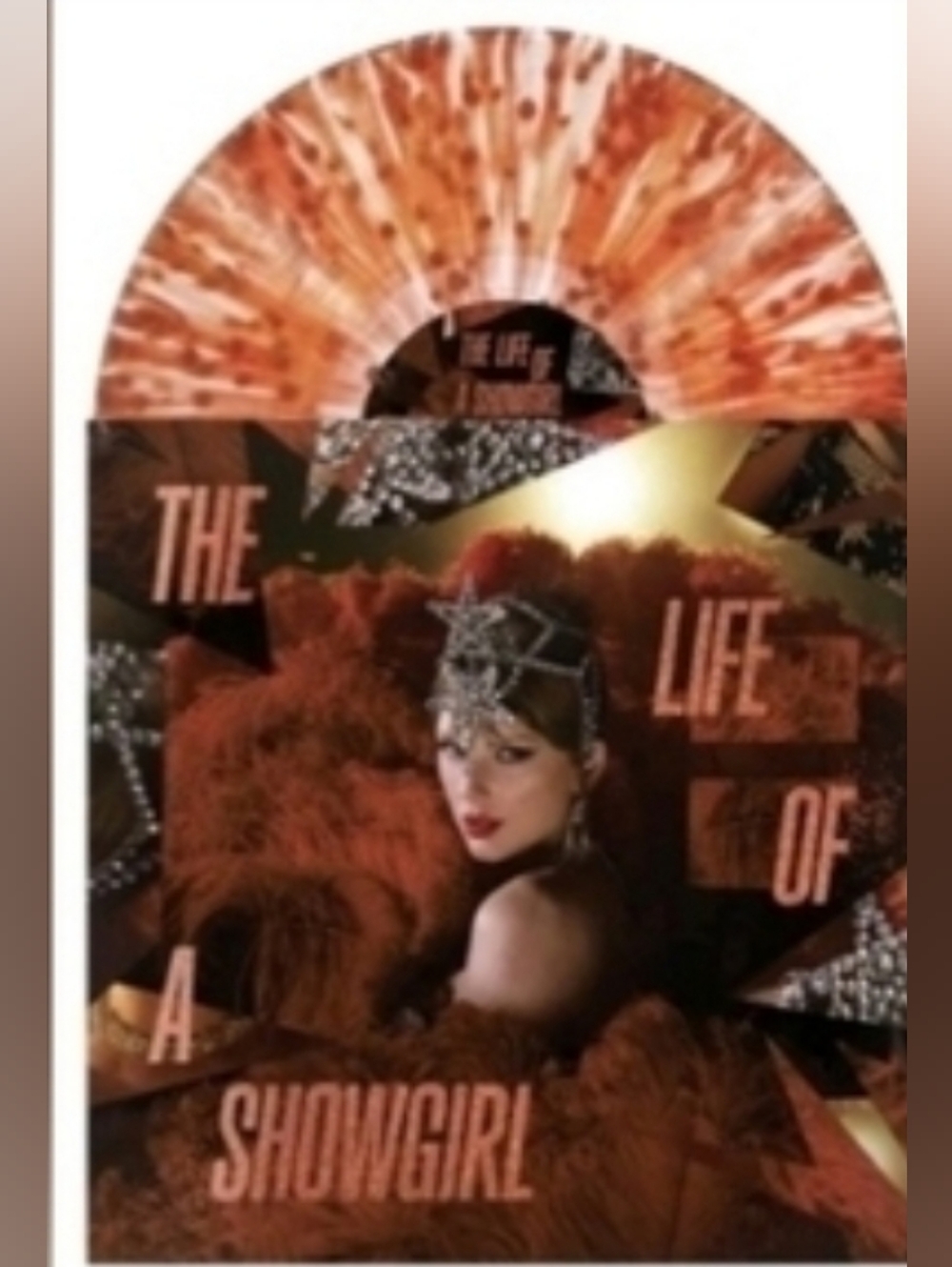 Tiny Bubbles In Champange Variant The Life Of A Showgirl Vinyl Taylor Swift
